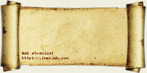 Jovana Tripković vizit kartica